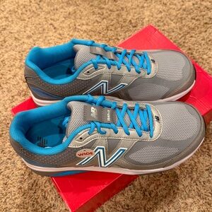 New Balance 1540v3 Athletic Sneaker Grey/Blue Size 11 Women Wide / 9.5 Men NIB